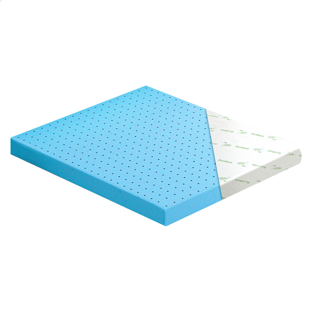 STARRY EUCALYPT Memory Foam Mattress Topper 5/8/10/12cm Bamboo 7-Zone Cool Gel - Picture 60 of 912