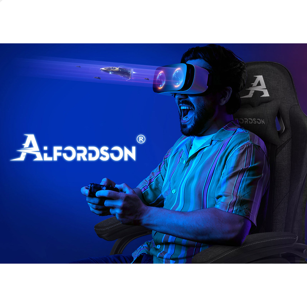 ALFORDSON Gaming Office Chair Massage Racing 12 RGB LED Computer Work Seat - Picture 195 of 267