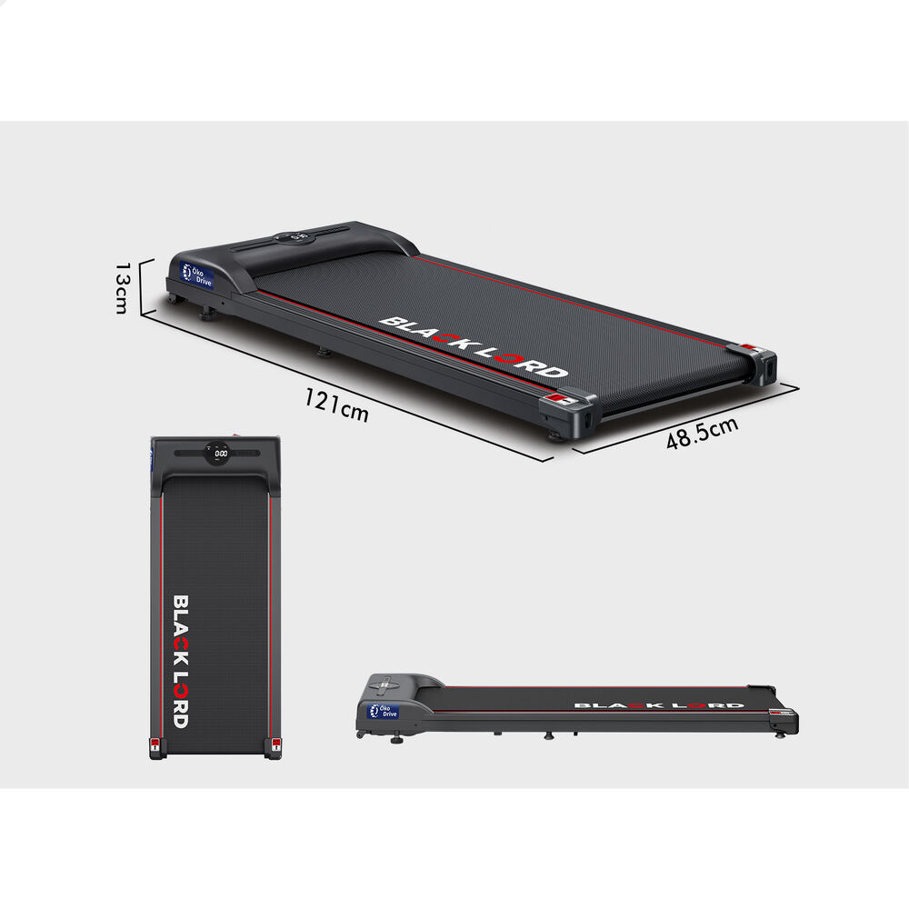 BLACK LORD Treadmill Electric Walking Pad Home Office Gym Fitness Remote Control - Picture 24 of 564
