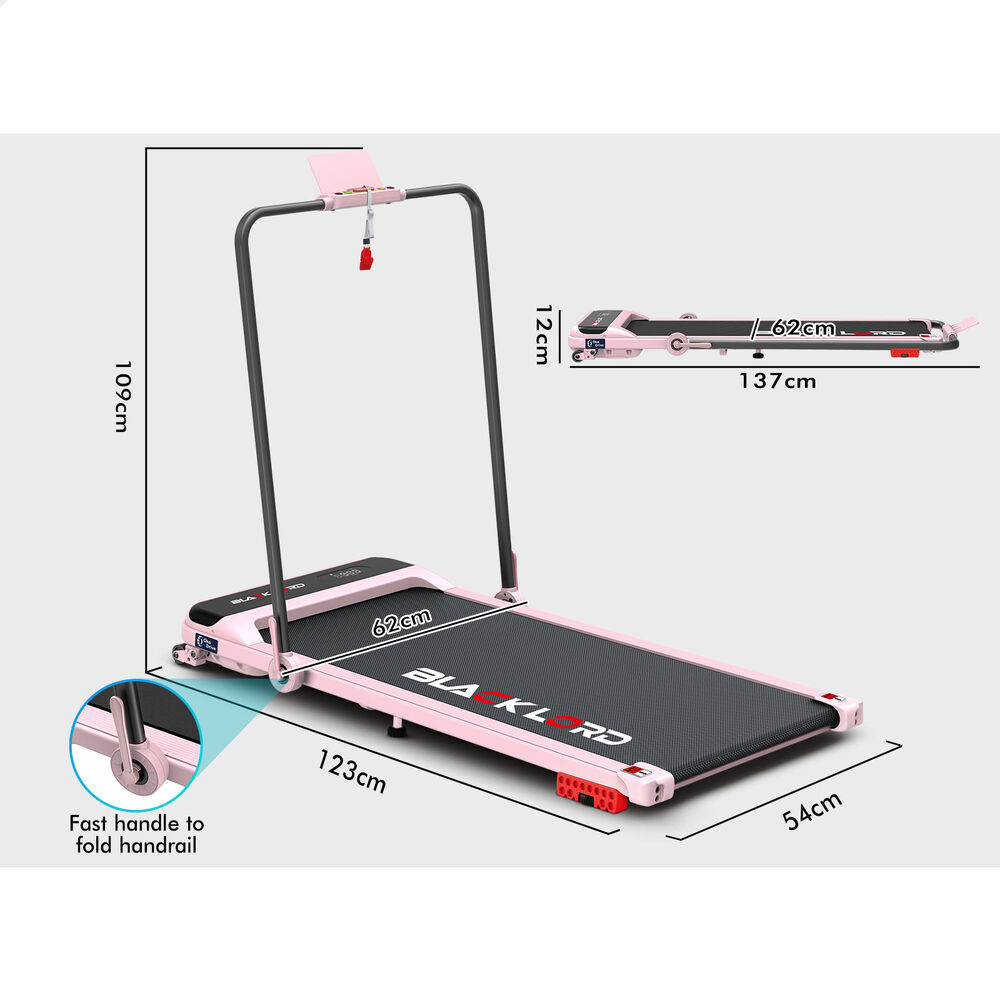 BLACK LORD Treadmill Electric Walking Pad Home Office Gym Fitness Remote Control - Picture 288 of 564