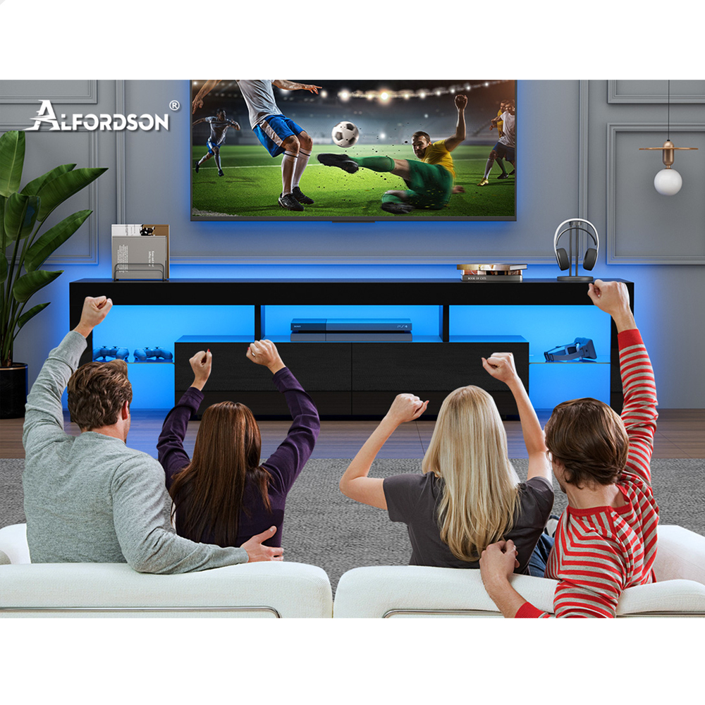 ALFORDSON Entertainment Unit TV Cabinet Stand Storage Drawer RGB LED Gloss - Picture 24 of 228