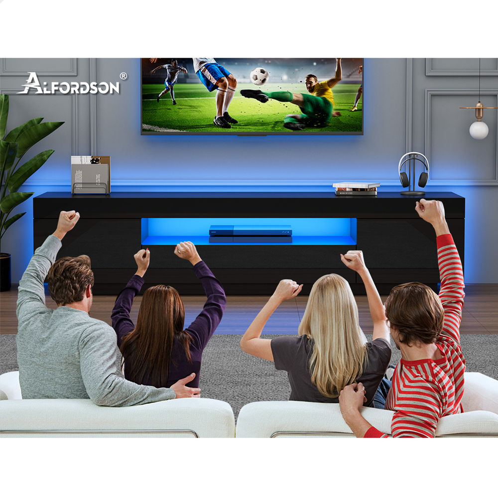 ALFORDSON Entertainment Unit TV Cabinet Stand Storage Drawer RGB LED Gloss - Picture 168 of 228