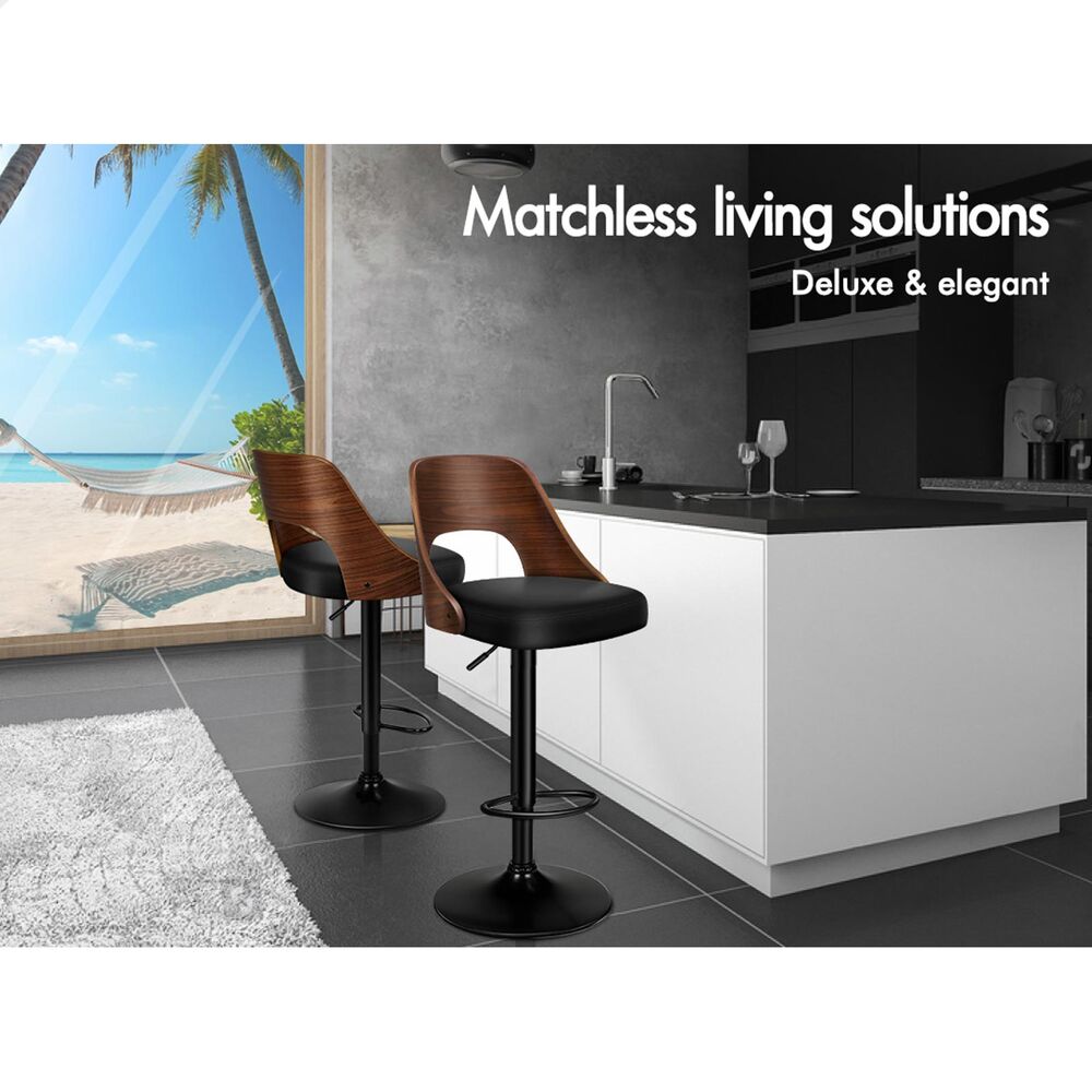 ALFORDSON Bar Stools Kitchen Swivel Dining Chairs Gas Lift Leather/Fabric - Picture 1,031 of 1,456
