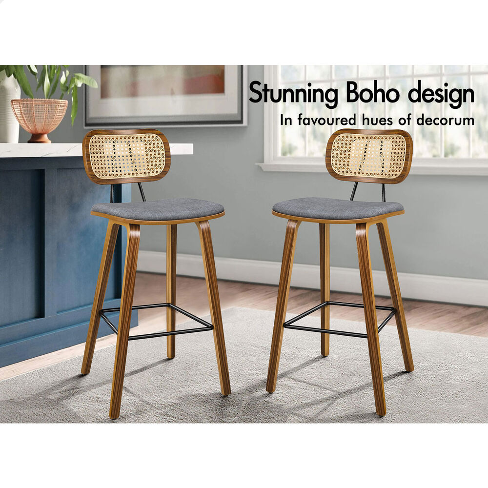 ALFORDSON Kitchen Bar Stools Wooden Swivel Leather Metal Dining Chair x2/x4 - Picture 545 of 1,020