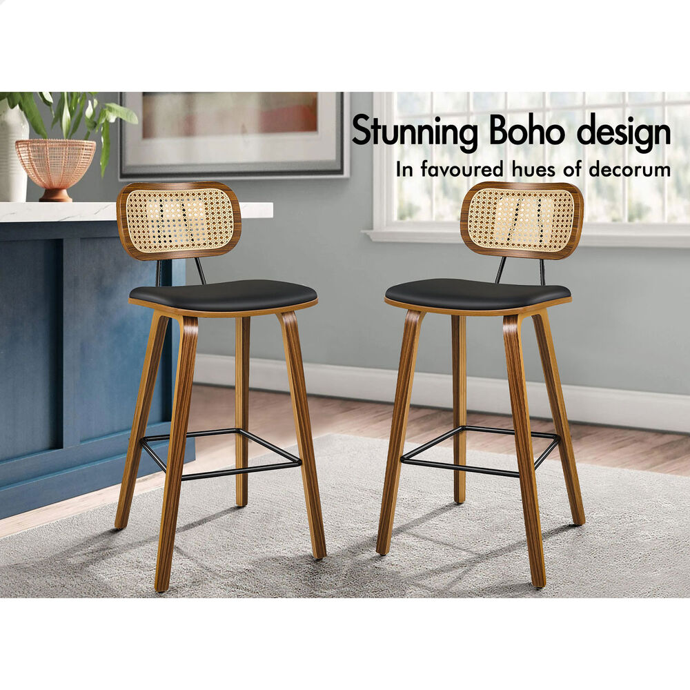 ALFORDSON Kitchen Bar Stools Wooden Swivel Leather Metal Dining Chair x2/x4 - Picture 555 of 1,020
