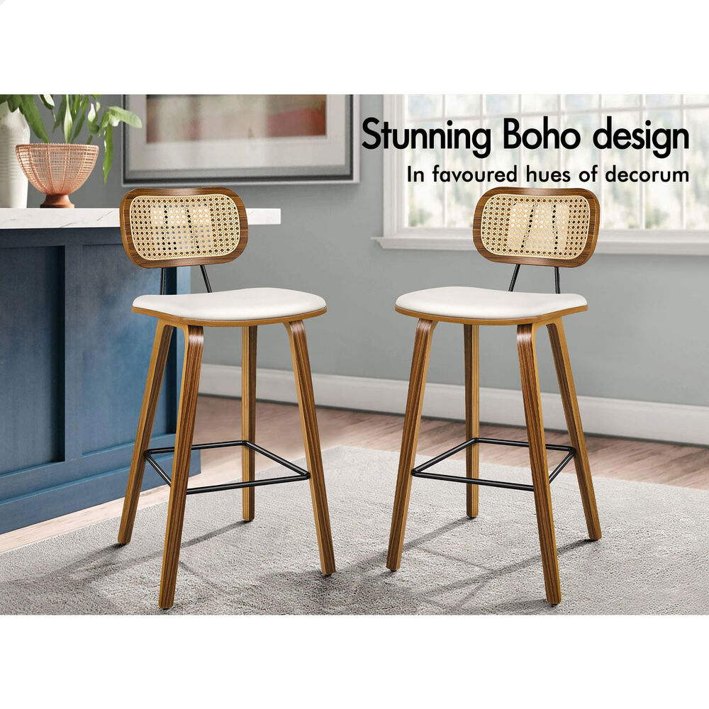 ALFORDSON Kitchen Bar Stools Wooden Swivel Leather Metal Dining Chair x2/x4 - Picture 575 of 1,020