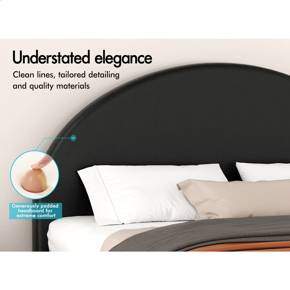 ALFORDSON Bed Frame Queen Double King Single Mattress Base Platform Leather - Picture 38 of 57