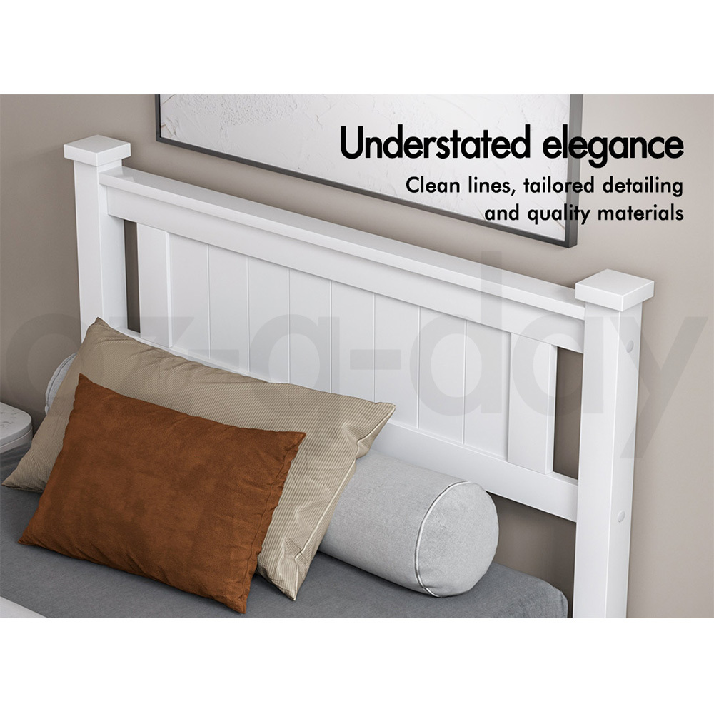 ALFORDSON Bed Frame Queen Double King Single Size Wooden Mattress Base Arne - Picture 20 of 61