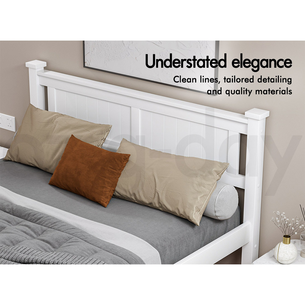 ALFORDSON Bed Frame Queen Double King Single Size Wooden Mattress Base Arne - Picture 44 of 61