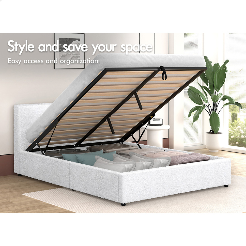 ALFORDSON Bed Frame Queen Double King Single Gas Lift Storage Mattress Base - Picture 9 of 306