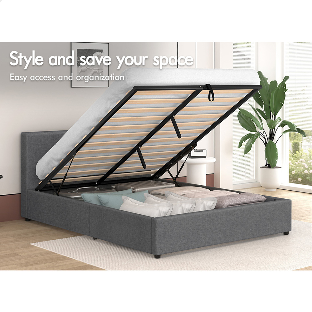 ALFORDSON Bed Frame Queen Double King Single Gas Lift Storage Mattress Base - Picture 33 of 306