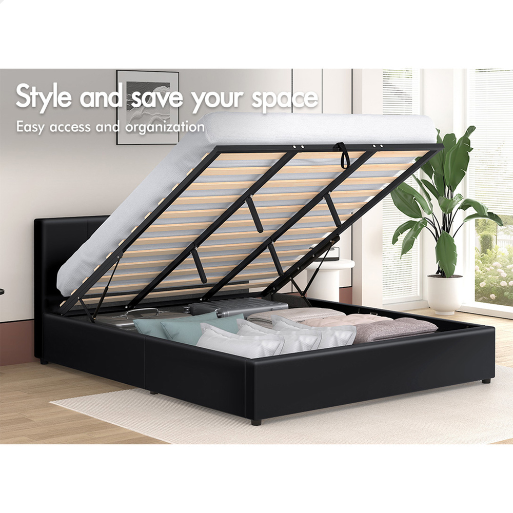 ALFORDSON Bed Frame Queen Double King Single Gas Lift Storage Mattress Base - Picture 105 of 306