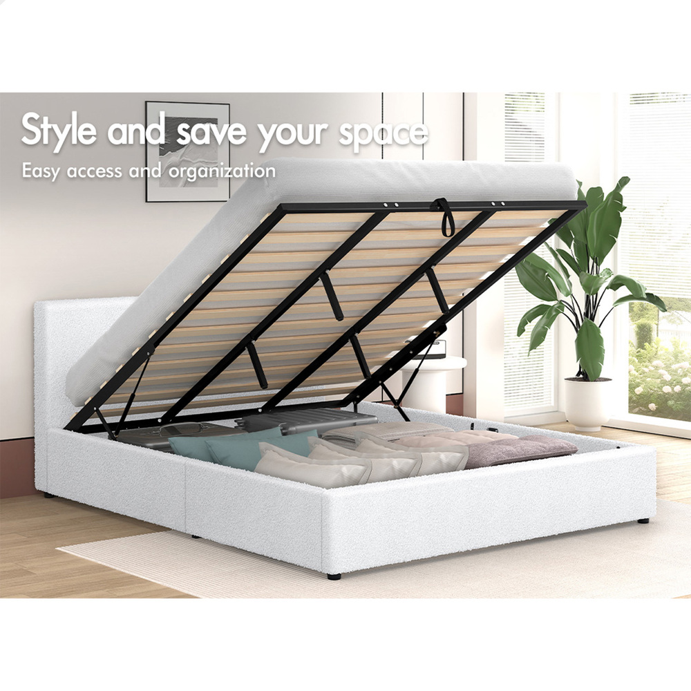 ALFORDSON Bed Frame Queen Double King Single Gas Lift Storage Mattress Base - Picture 69 of 306
