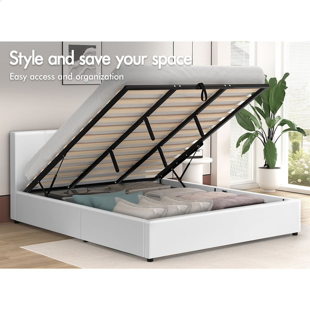 ALFORDSON Bed Frame Queen Double King Single Gas Lift Storage Mattress Base - Picture 117 of 306