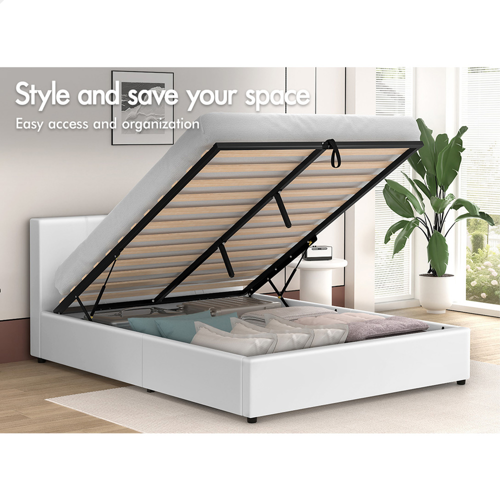 ALFORDSON Bed Frame Queen Double King Single Gas Lift Storage Mattress Base - Picture 237 of 306