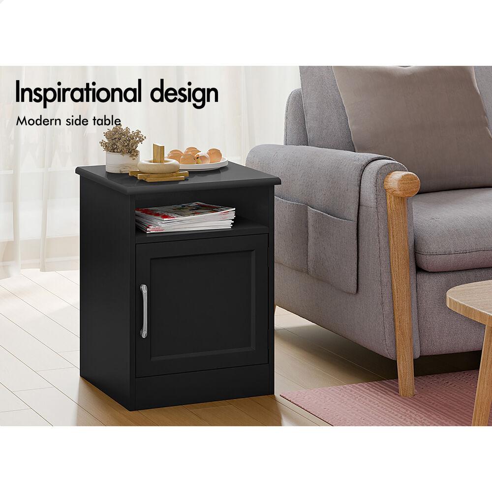 ALFORDSON Bedside Table RGB LED Nightstand 1/2/3 Drawers Side Table Storage - Picture 63 of 521