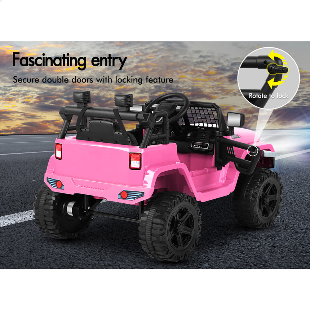 ALFORDSON Kids Ride On Car Toy Jeep Electric 12V 70W Motors R/C LED Lights MP3 - Picture 16 of 49
