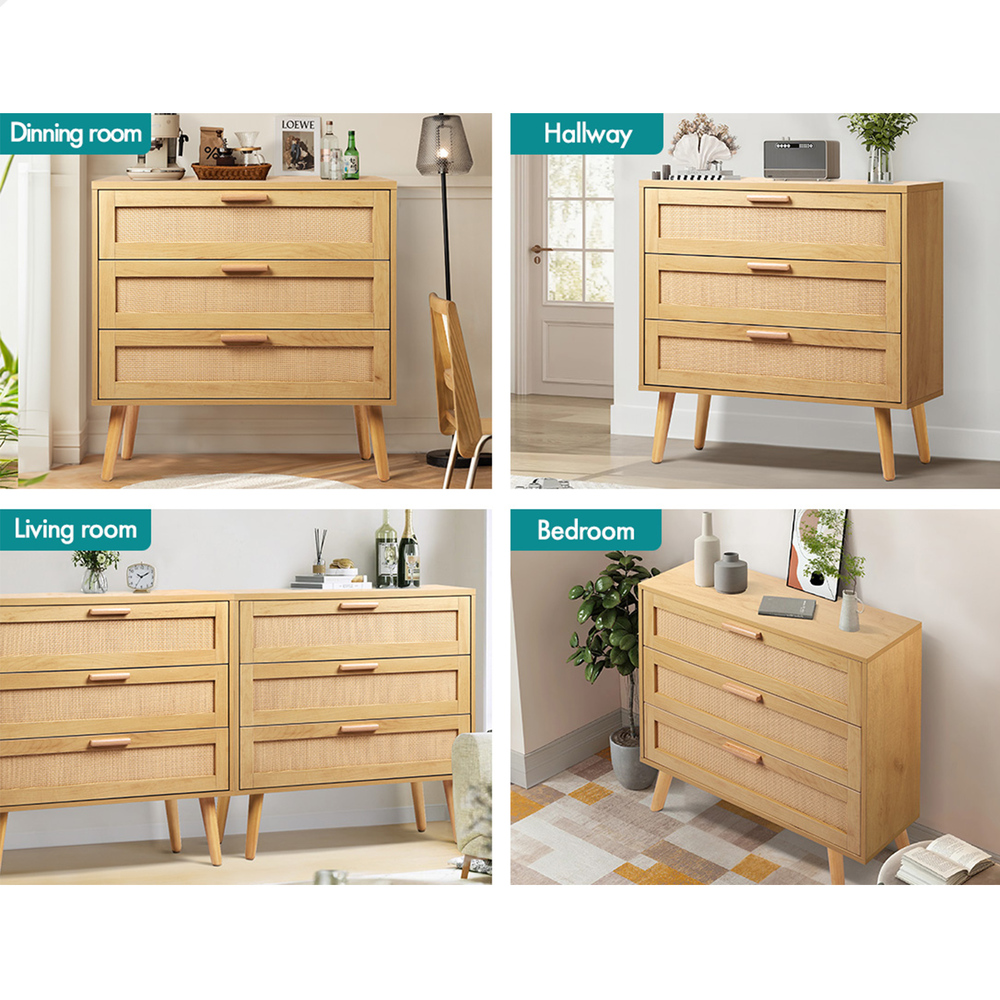 ALFORDSON Chest of Drawers Hamptons Storage Cabinet Dresser Tallboy Buffet - Picture 121 of 154