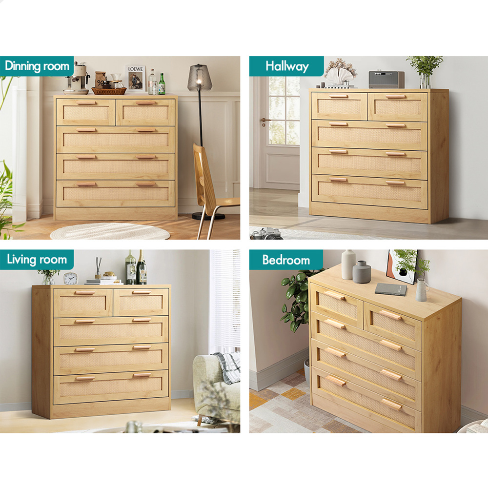 ALFORDSON Chest of Drawers Hamptons Storage Cabinet Dresser Tallboy Buffet - Picture 145 of 154