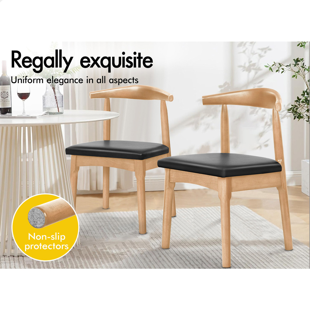ALFORDSON Dining Chairs Kitchen Swivel PU Leather Sherpa Velvet Wooden x1/x2/x4 - Picture 257 of 592
