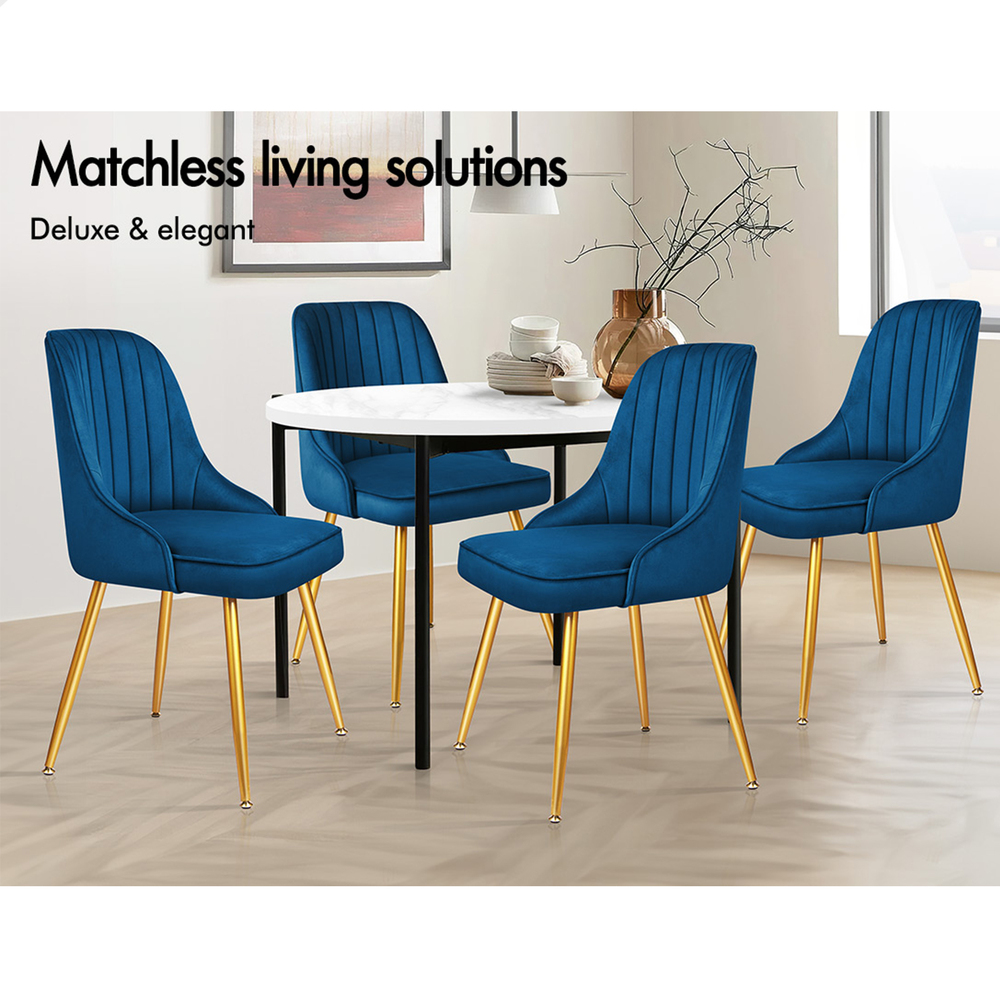 ALFORDSON Dining Chairs Kitchen Swivel PU Leather Sherpa Velvet Wooden x1/x2/x4 - Picture 281 of 592