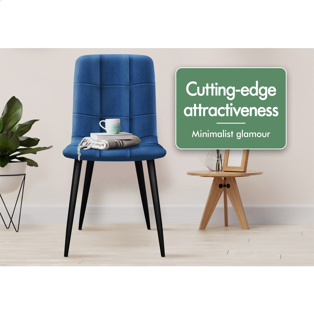 ALFORDSON Dining Chairs Kitchen Swivel PU Leather Sherpa Velvet Wooden x1/x2/x4 - Picture 361 of 592