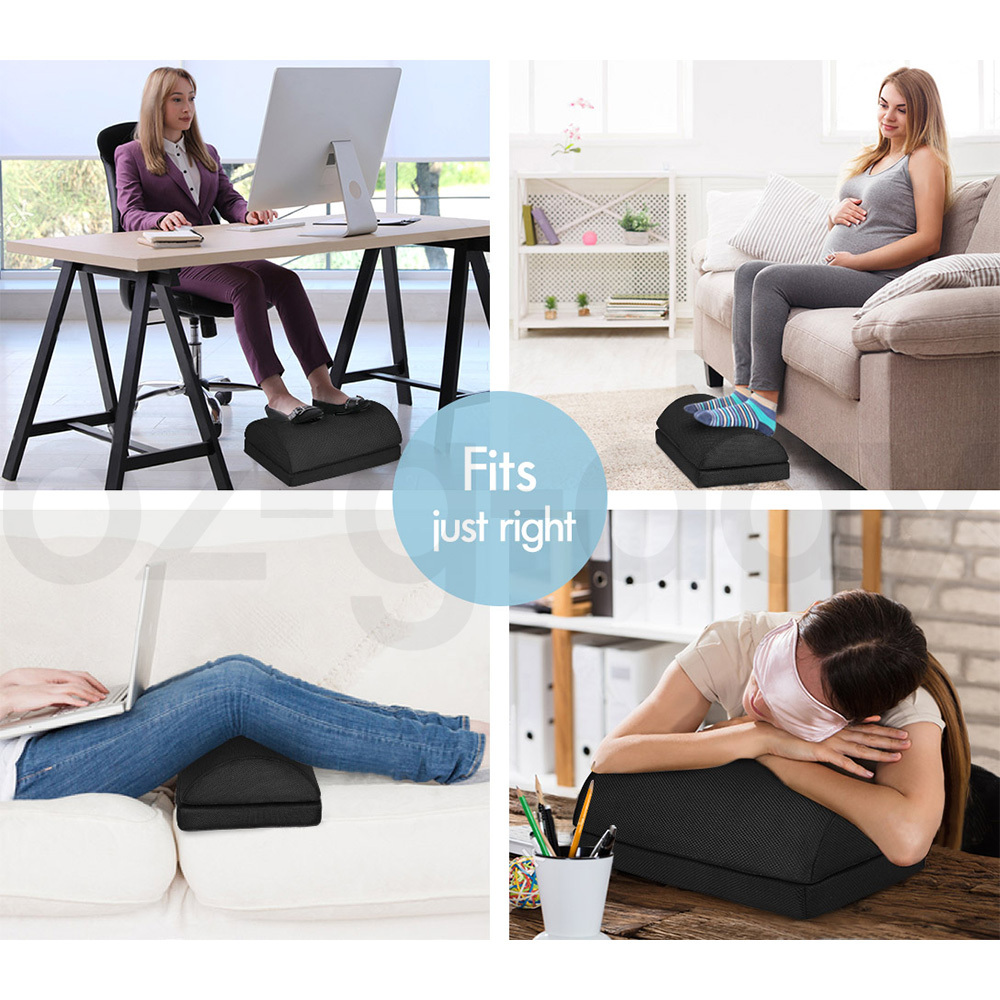 STARRY EUCALYPT Foot Rest Stool Adjustable Foot Pad Foam Pillow Under Desk - Picture 15 of 42