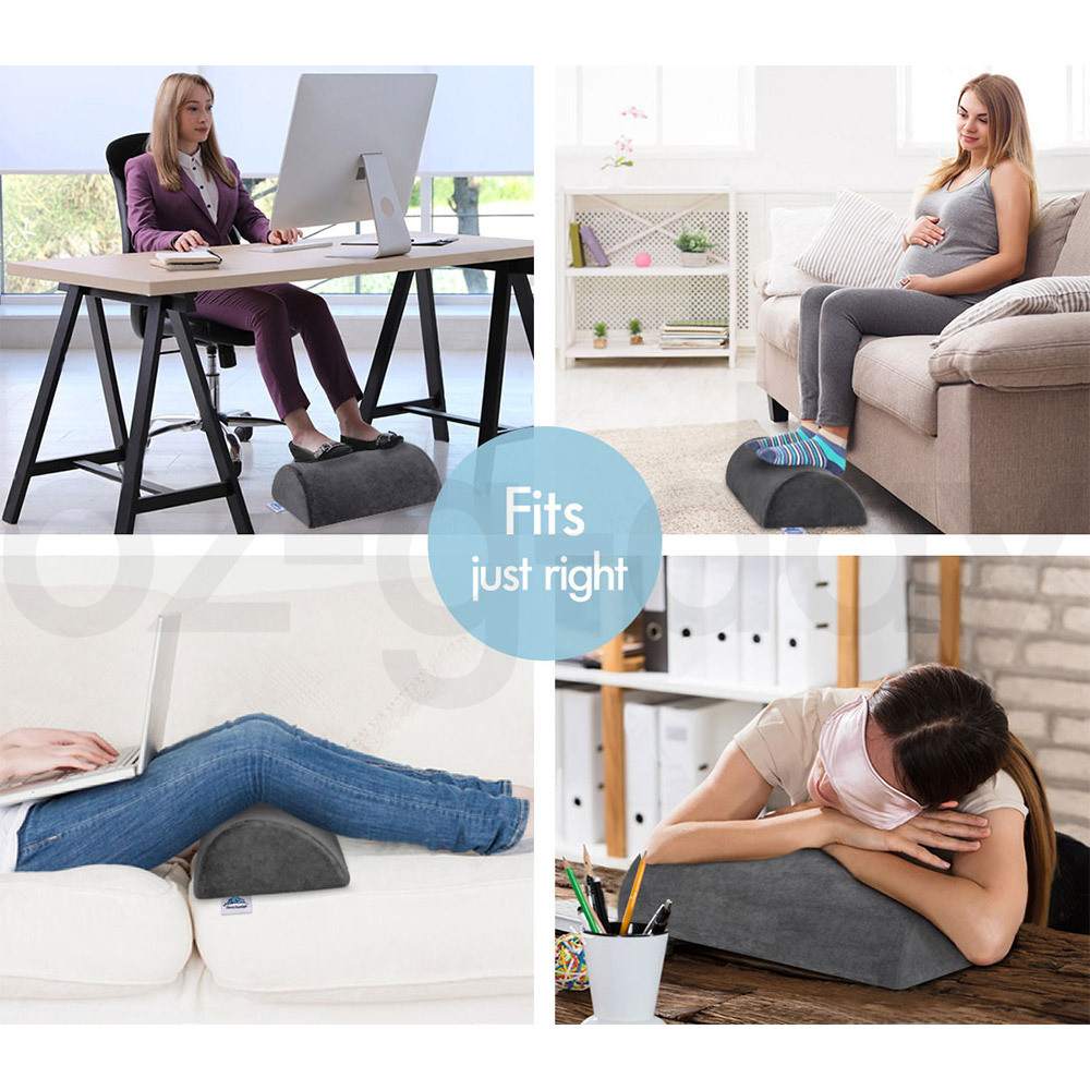 STARRY EUCALYPT Foot Rest Stool Adjustable Foot Pad Foam Pillow Under Desk - Picture 35 of 42