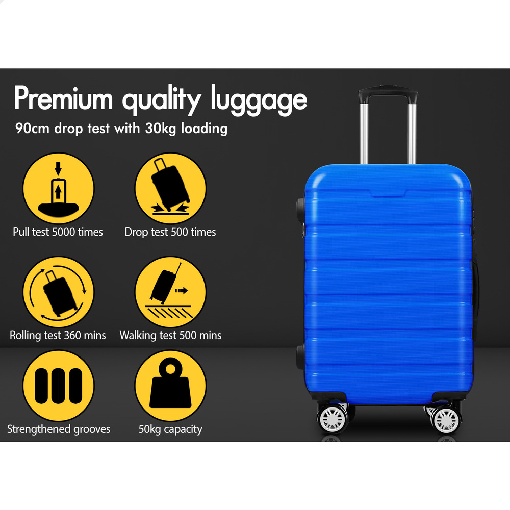 ALFORDSON Luggage 3PCS Set Suitcase Travel Trolley TSA Carry on Hard Case - Picture 18 of 27