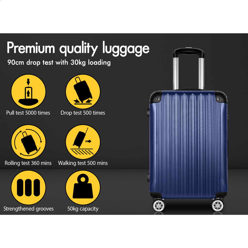 ALFORDSON Luggage 3PCS Set Suitcase Travel Trolley TSA Carry on Hard Case - Picture 65 of 254
