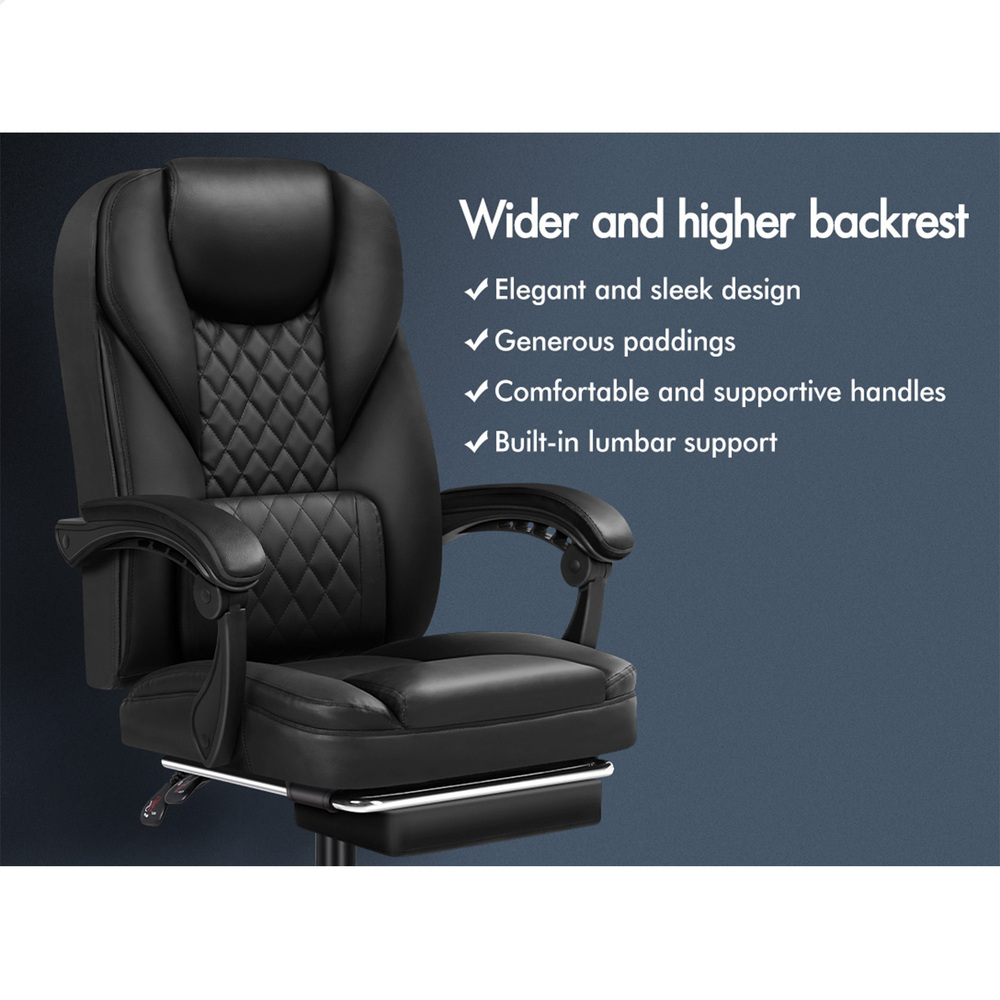 ALFORDSON Office Chair Mesh Executive Gaming Seat Leather Fabric Racing Tilt - Picture 51 of 1,188