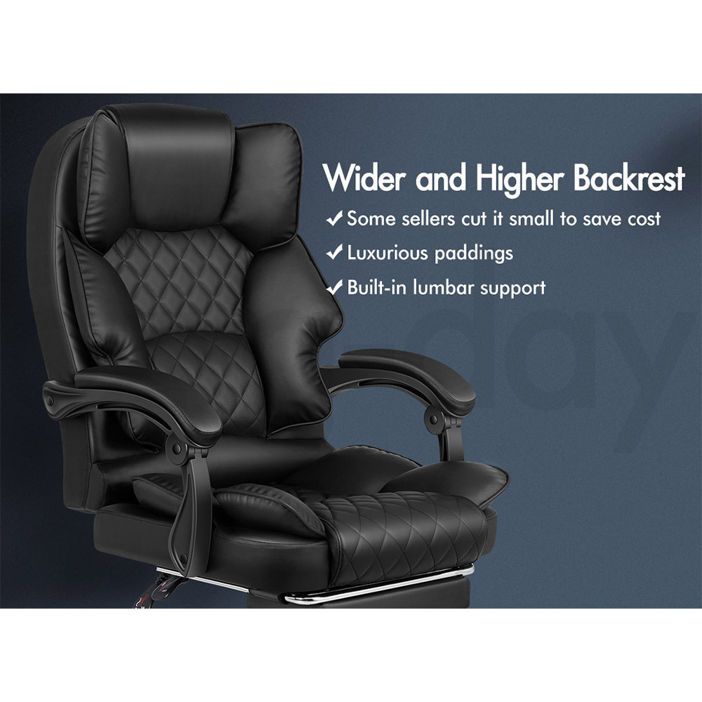 ALFORDSON Office Chair Executive Seat Fabric Racing Computer Work Recliner - Picture 18 of 111