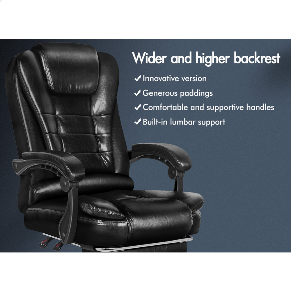 ALFORDSON Office Chair Mesh Executive Gaming Seat Leather Fabric Racing Tilt - Picture 447 of 1,188