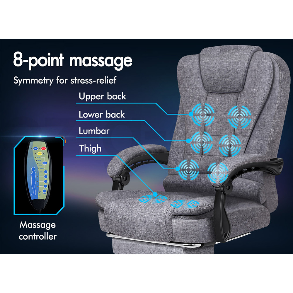 ALFORDSON Office Chair Mesh Executive Gaming Seat Leather Fabric Racing Tilt - Picture 675 of 1,188
