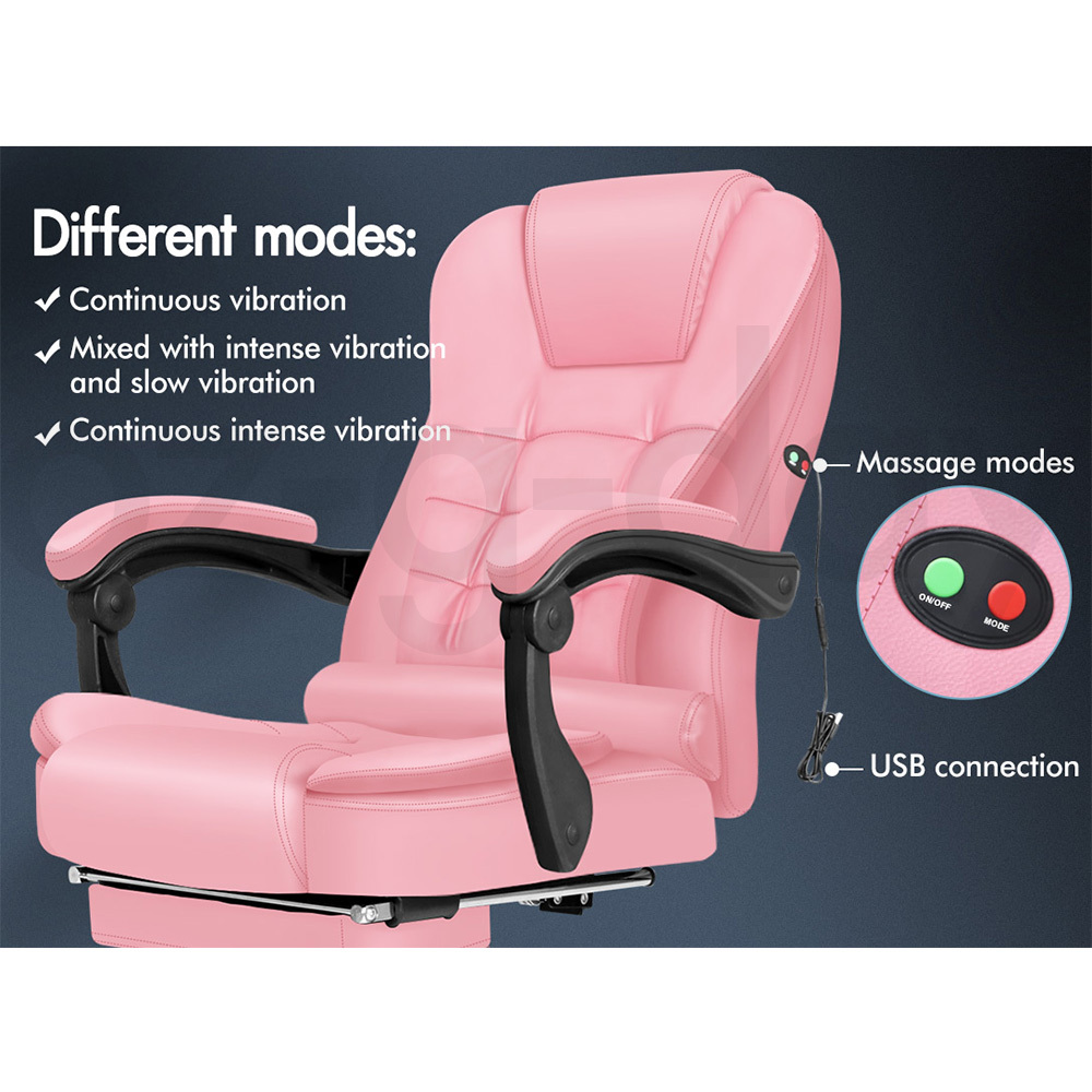 ALFORDSON Office Chair Mesh Executive Gaming Seat Leather Fabric Racing Tilt - Picture 831 of 1,188