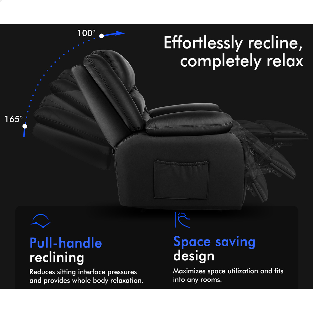 ALFORDSON Recliner Chair Armchair Power Lift Heated Massage Lounge Sofa Couch - Picture 55 of 72