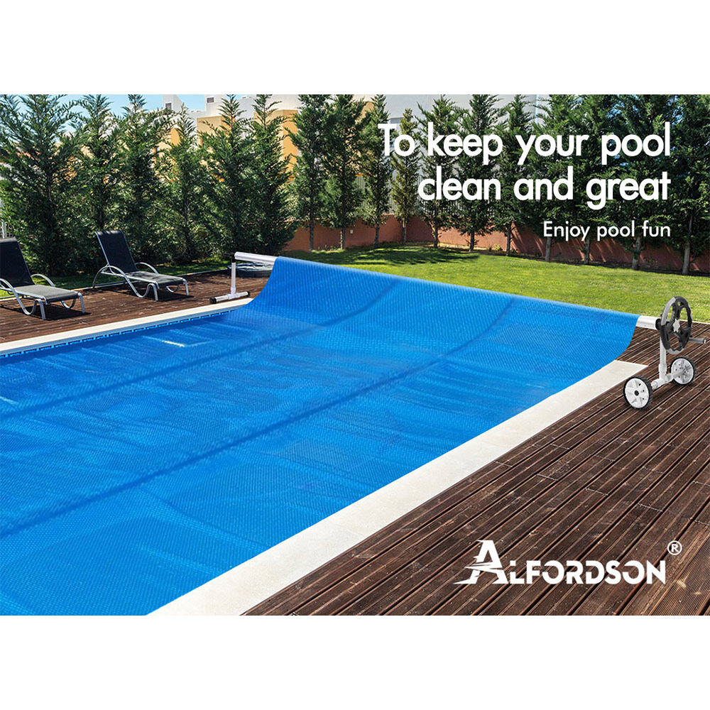 ALFORDSON Pool Cover 500 Micron Solar Blanket Roller Isothermal Swimming Set - Picture 88 of 311