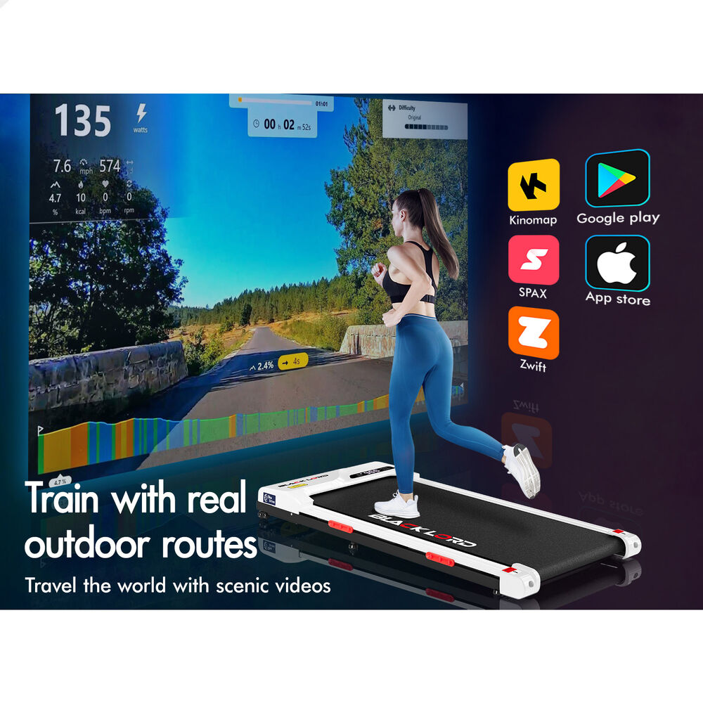 BLACK LORD Treadmill Electric Walking Pad Home Office Gym Fitness Remote Control - Picture 531 of 564