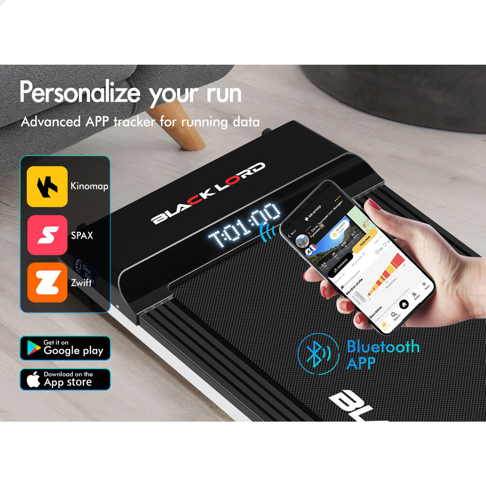 BLACK LORD Treadmill Electric Walking Pad Home Office Gym Fitness Remote Control - Picture 39 of 564