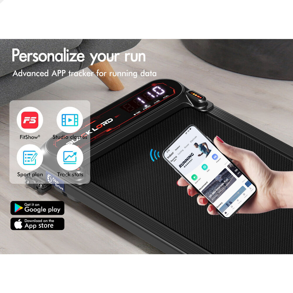 BLACK LORD Treadmill Electric Walking Pad Home Office Gym Fitness Remote Control - Picture 459 of 564