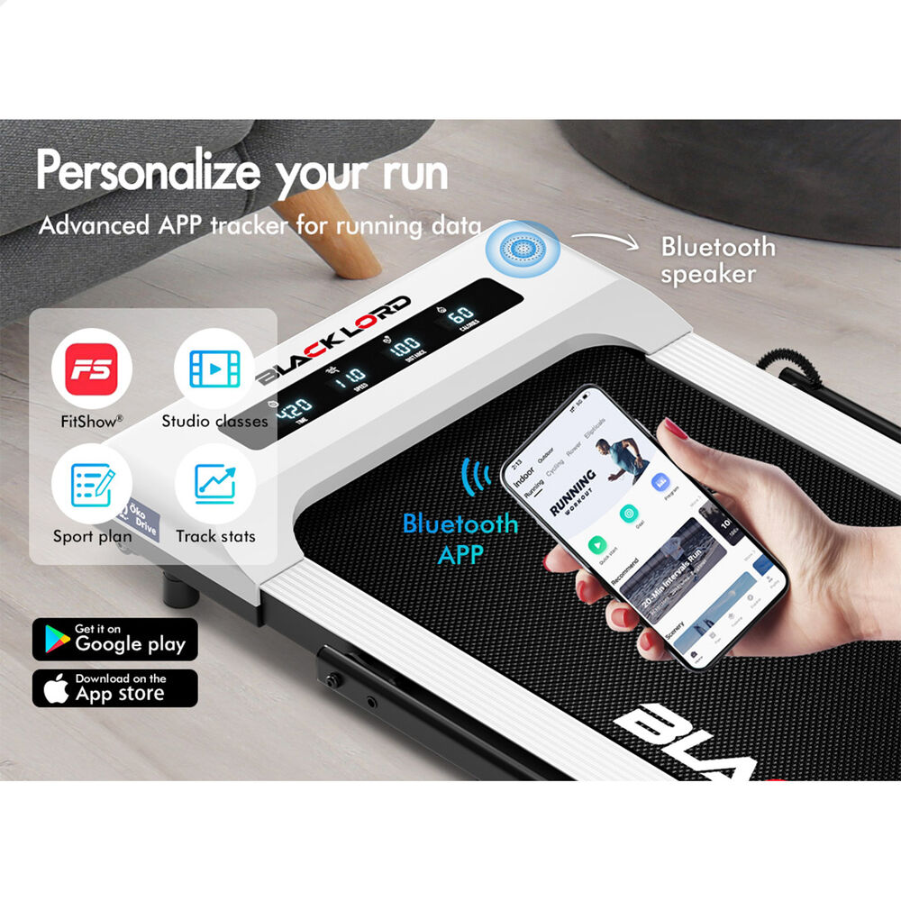 BLACK LORD Treadmill Electric Walking Pad Home Office Gym Fitness Remote Control - Picture 159 of 564
