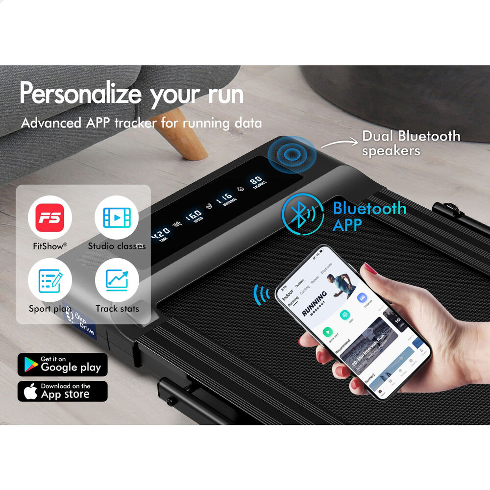BLACK LORD Treadmill Electric Walking Pad Home Office Gym Fitness Remote Control - Picture 171 of 564