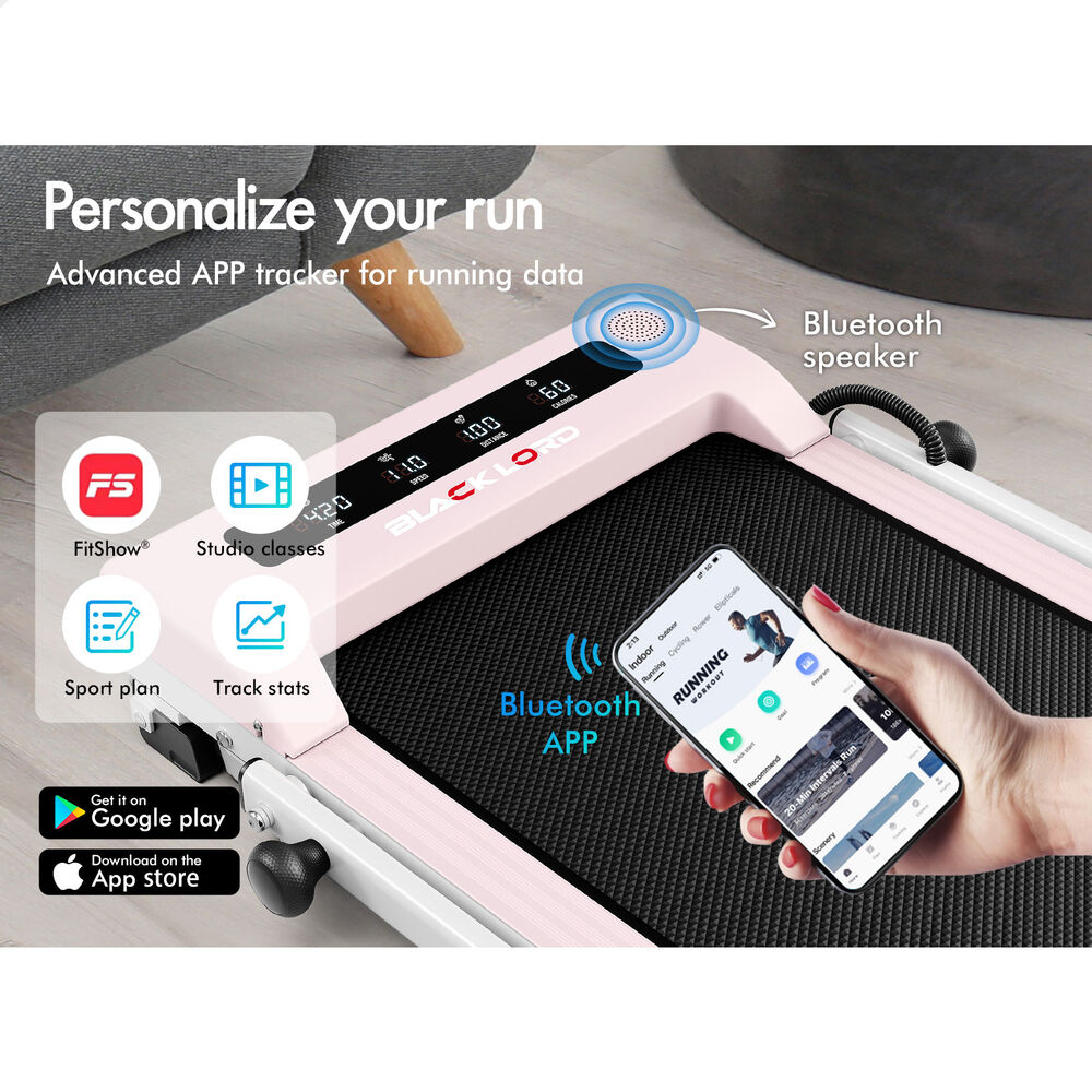 BLACK LORD Treadmill Electric Walking Pad Home Office Gym Fitness Remote Control - Picture 663 of 684