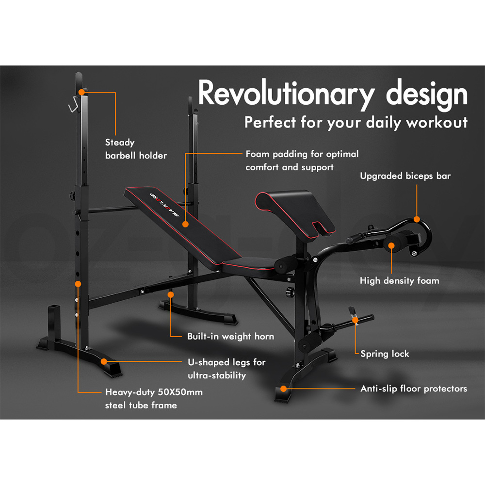 BLACK LORD Weight Bench With Adjustable Dumbbell Set Weight Lifting Home Gym - Picture 432 of 555