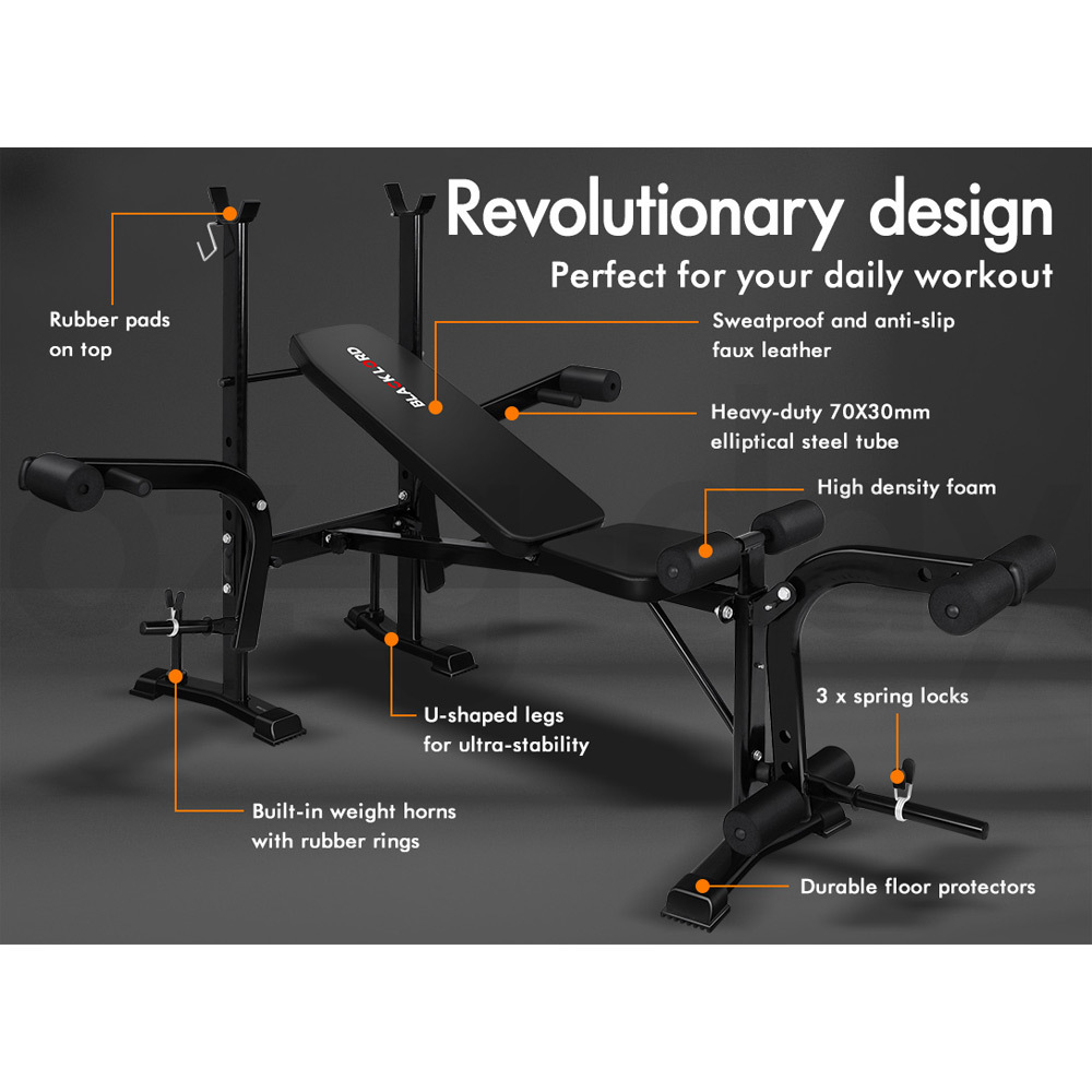 BLACK LORD Weight Bench With Adjustable Dumbbell Set Weight Lifting Home Gym - Picture 300 of 555