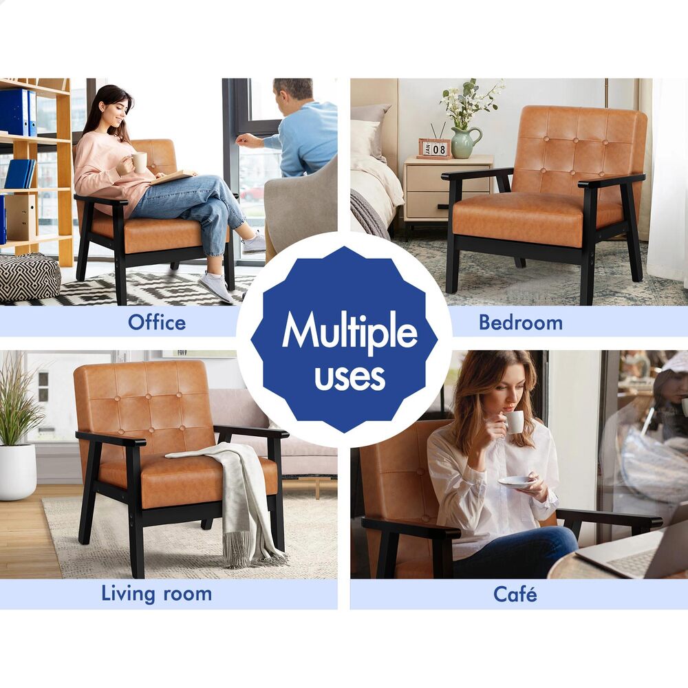 ALFORDSON Armchair Lounge Chair 1/ 2 Seater Sofa Loveseat Fabric Accent Chair - Picture 39 of 192