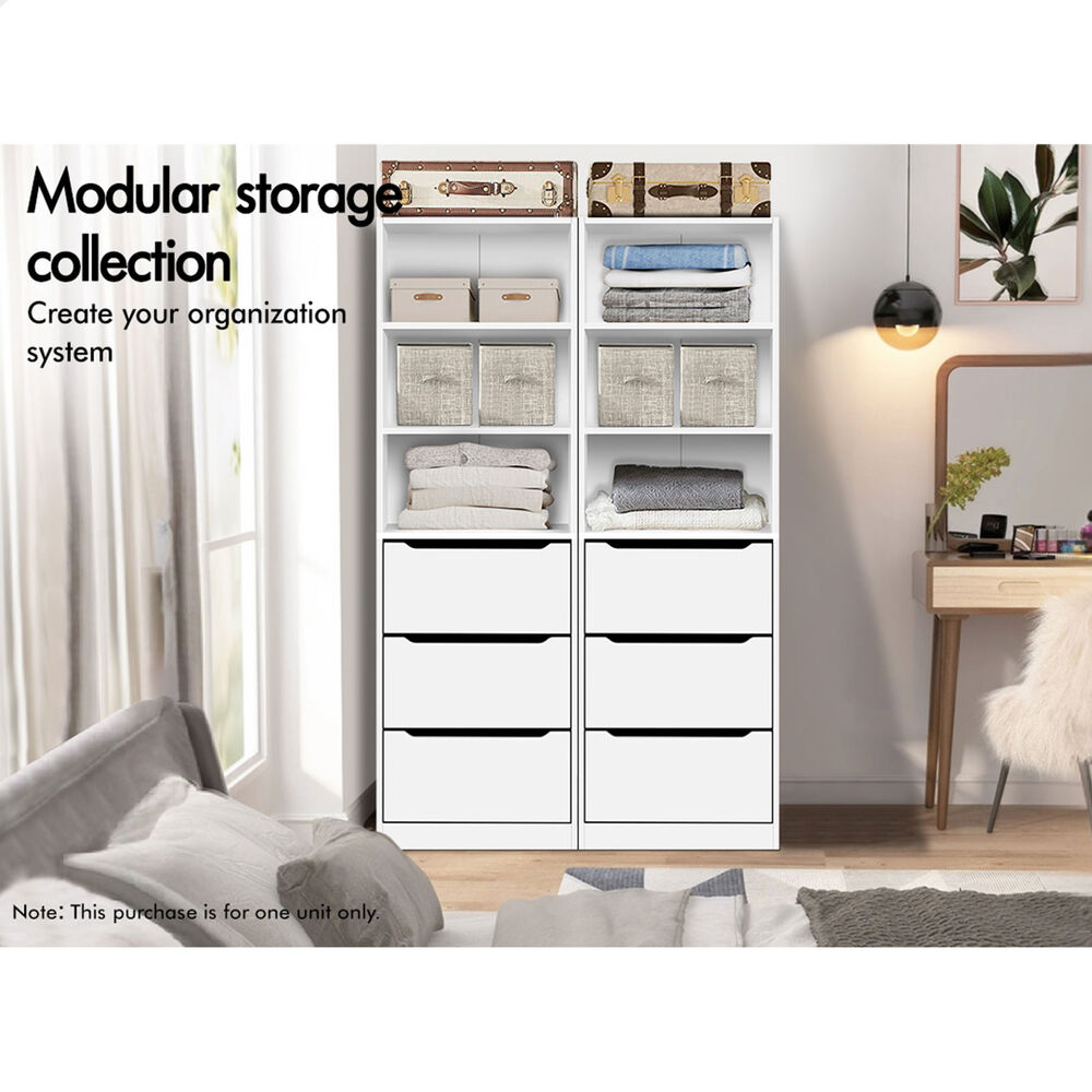 ALFORDSON Wardrobe Clothes Storage Organizer Closet Cabinet Drawers Shelves - Picture 30 of 203