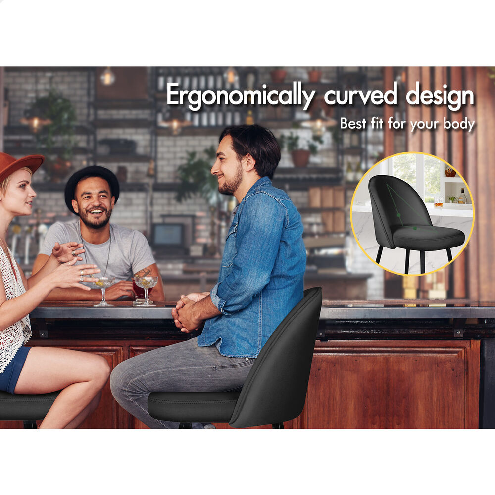 ALFORDSON Bar Stools Kitchen Swivel Gas Lift Wooden Dining Chairs x1/x2/x4 - Picture 1,108 of 1,284