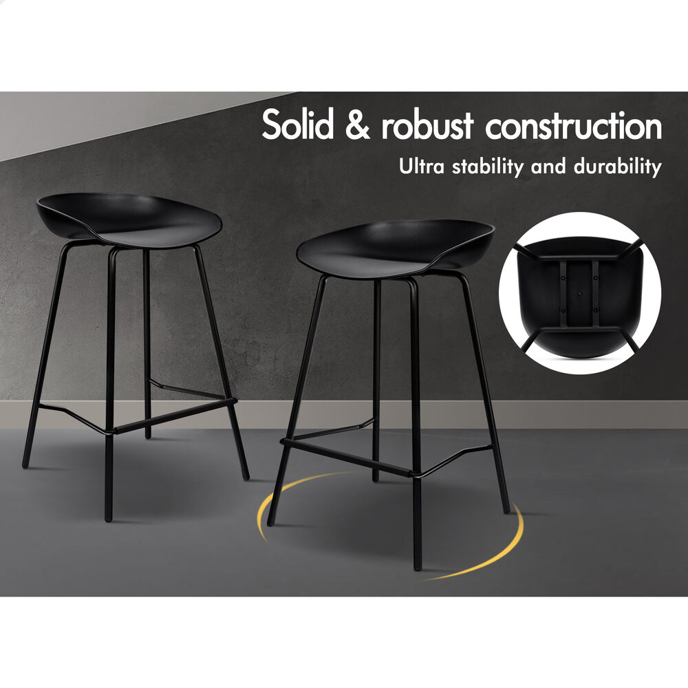 ALFORDSON Kitchen Bar Stools Bar Stool Counter Chairs Metal Finn x2/x4 - Picture 6 of 28