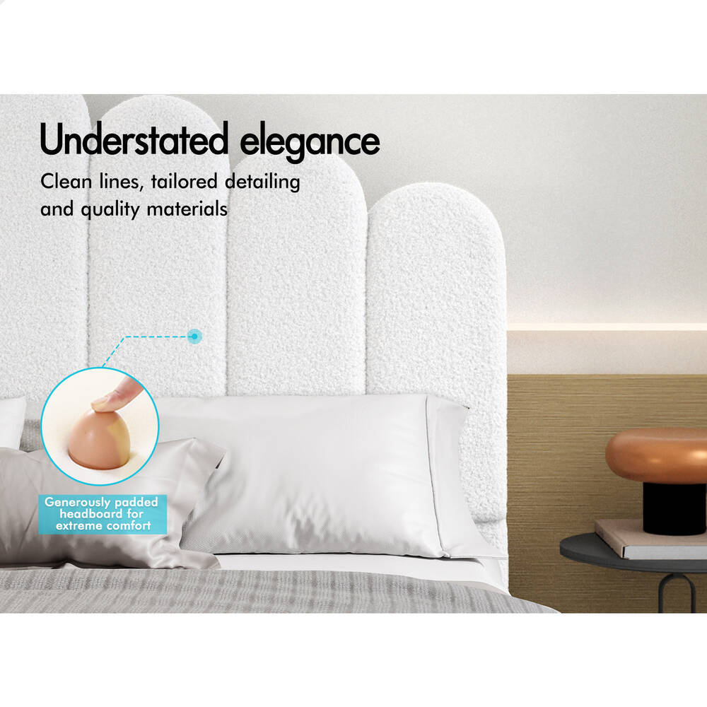 ALFORDSON Bed Frame Double Queen King RGB LED Gas Lift Storage Base Leather - Picture 1,189 of 1,903